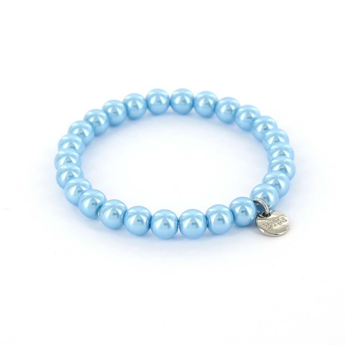 Biba parelarmbandje blauw