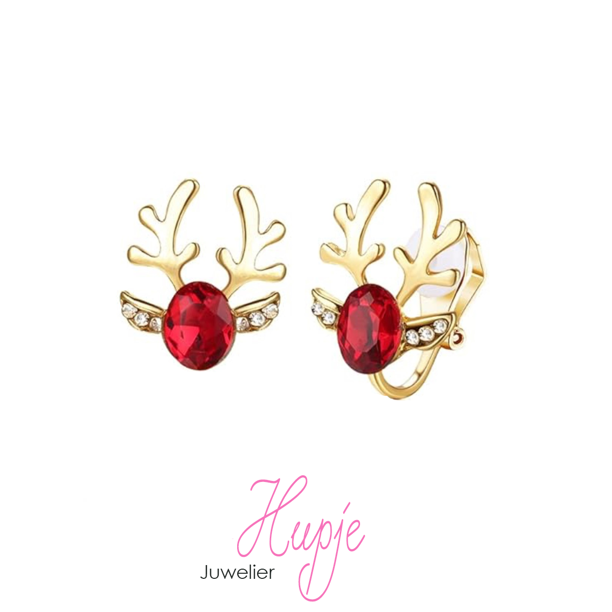 clip on earrings Reindeer Tres Chique
