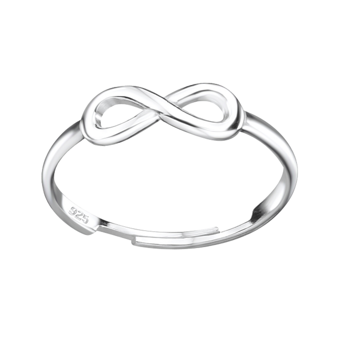 zilveren kinderring Infinity