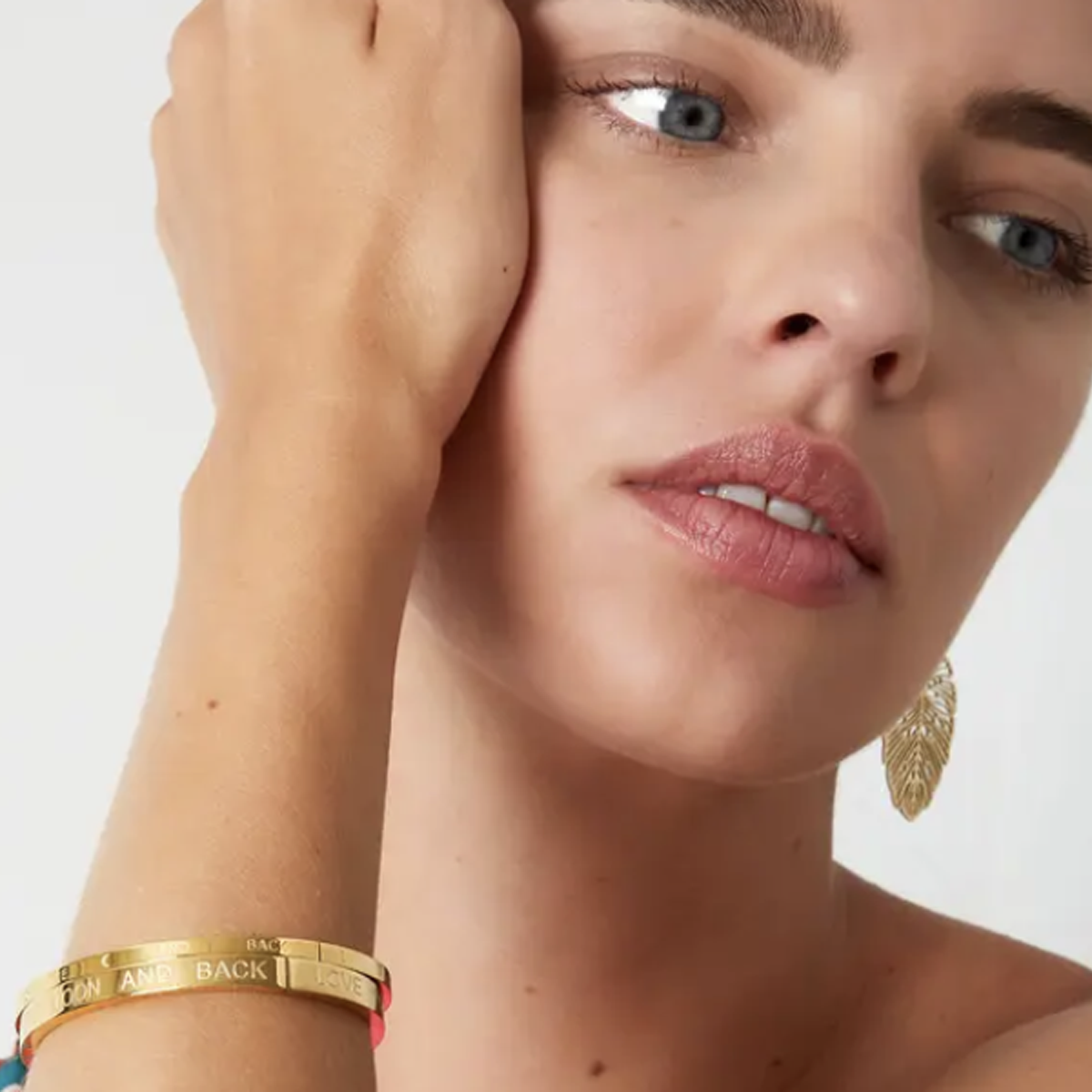 armband goud I love you to the moon and back