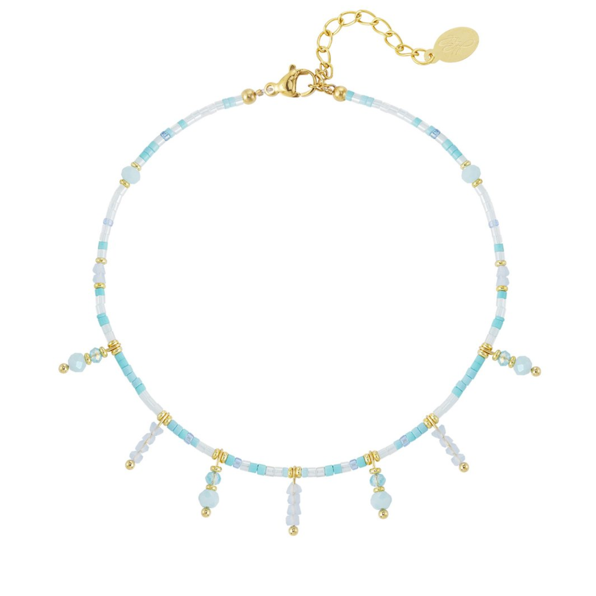 anklet gold smiley