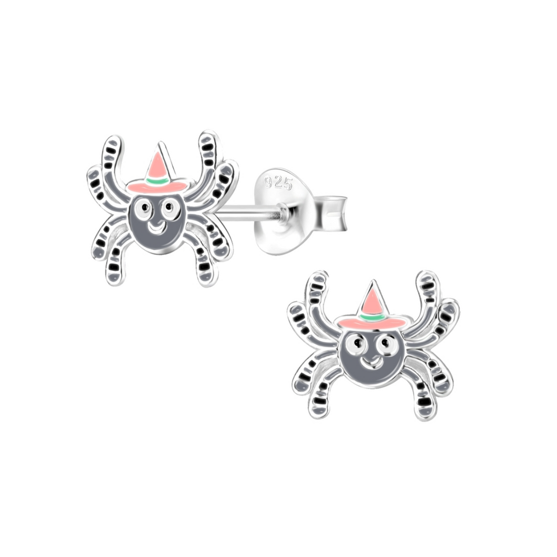 zilveren oorknopjes tover spin