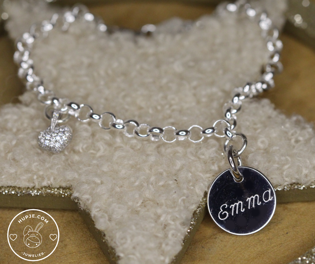 kinderarmband Love you! incl. naamgravering (premium)