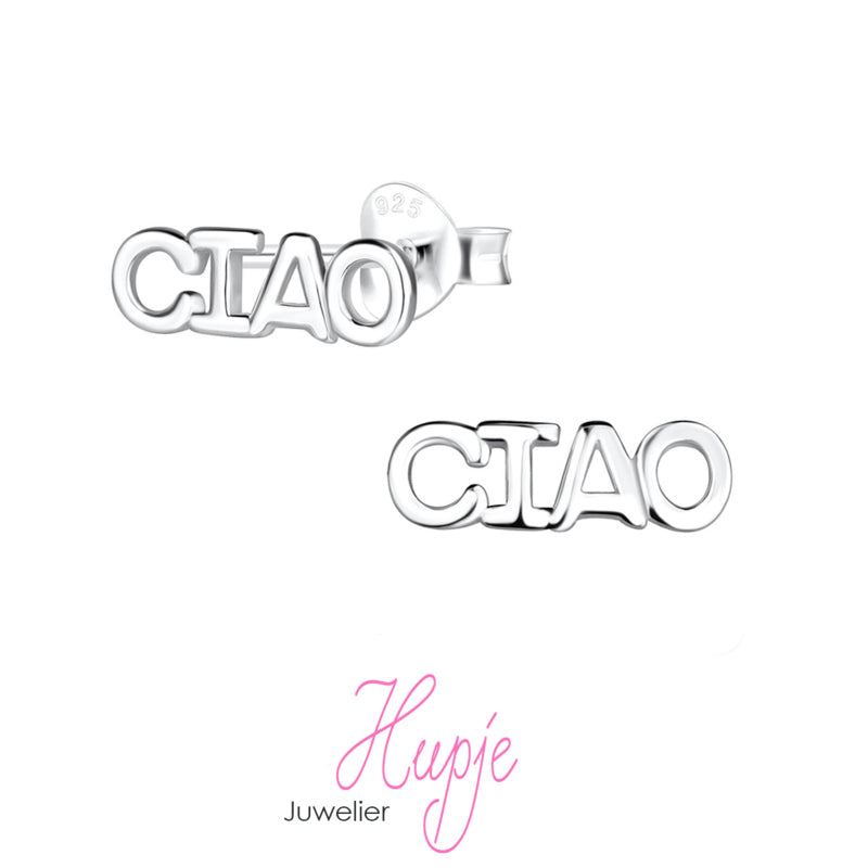 zilverenoorknopjes Ciao