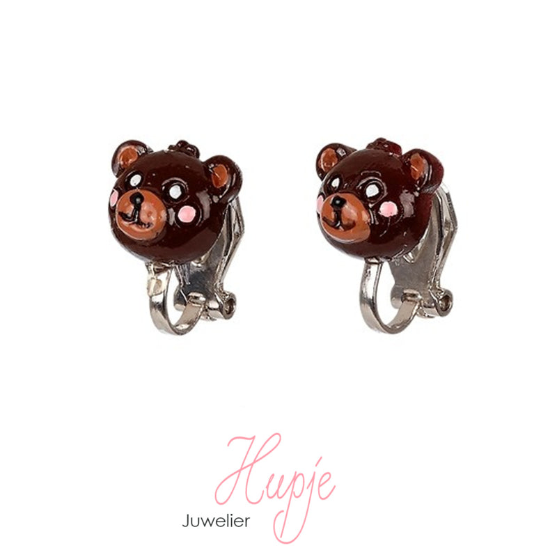 SOUZA clipoorbellen beertje roze wangetjes