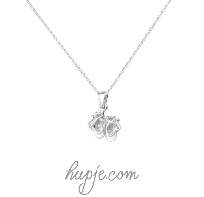 zilveren kinderketting ballet