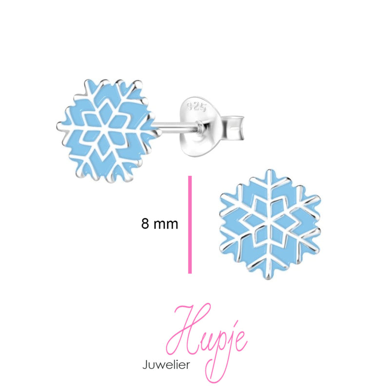 zilveren kinderoorbellen frozen Elza