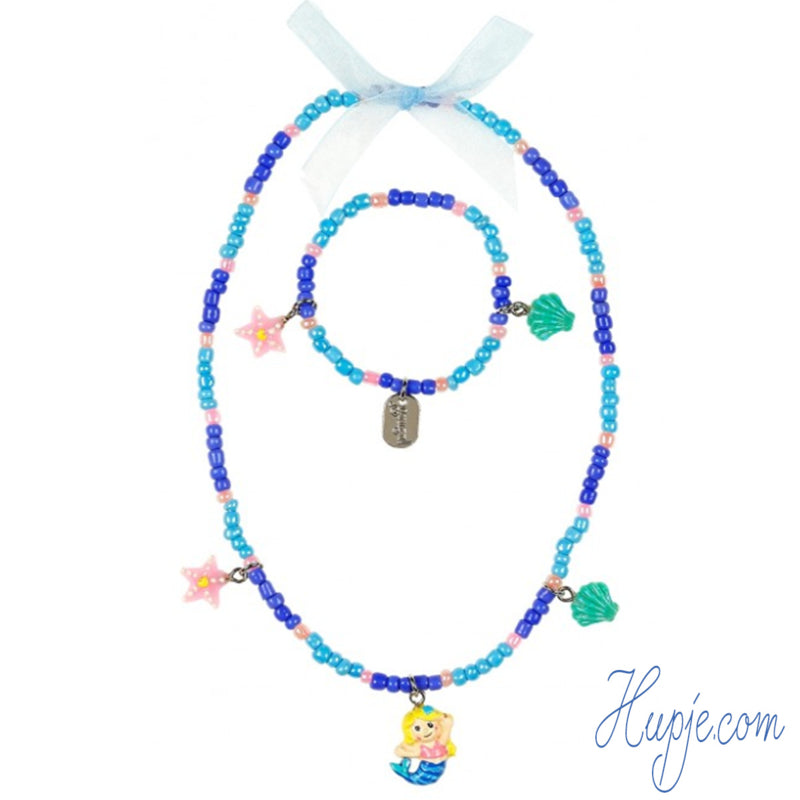 kinderketting zeemeermin en bijpassend armbandje