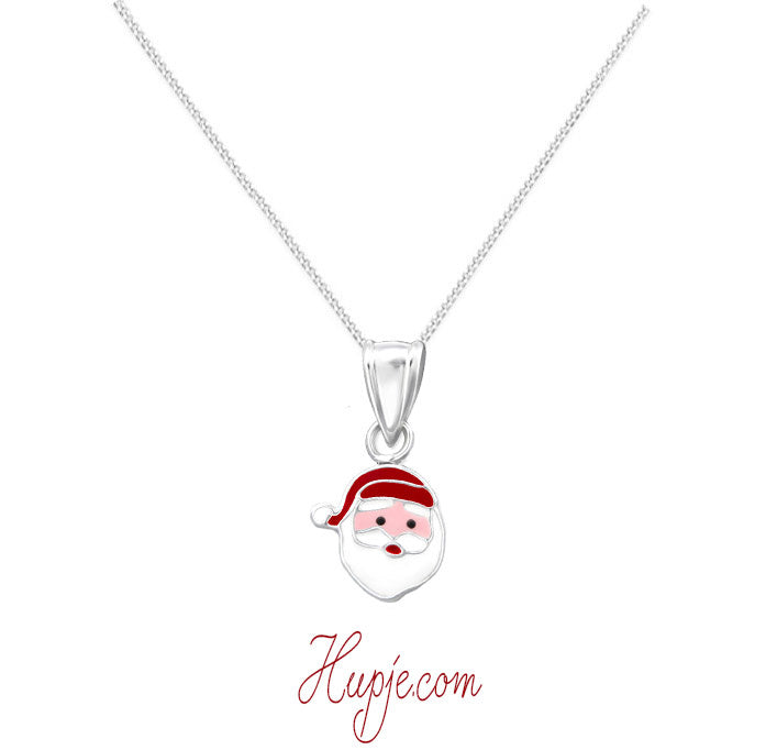 zilveren ketting kerstman
