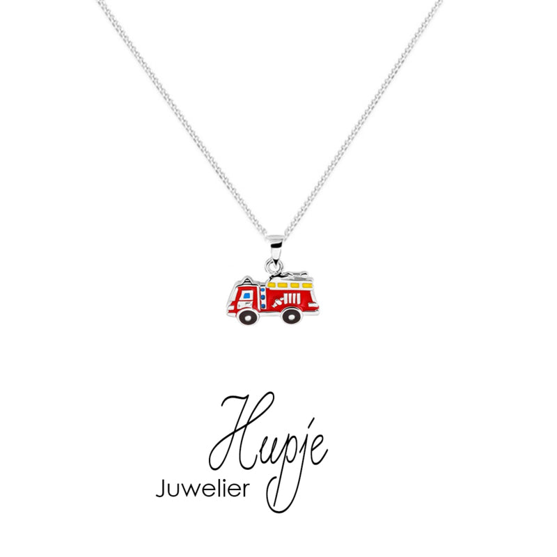 zilveren kinderketting brandweer