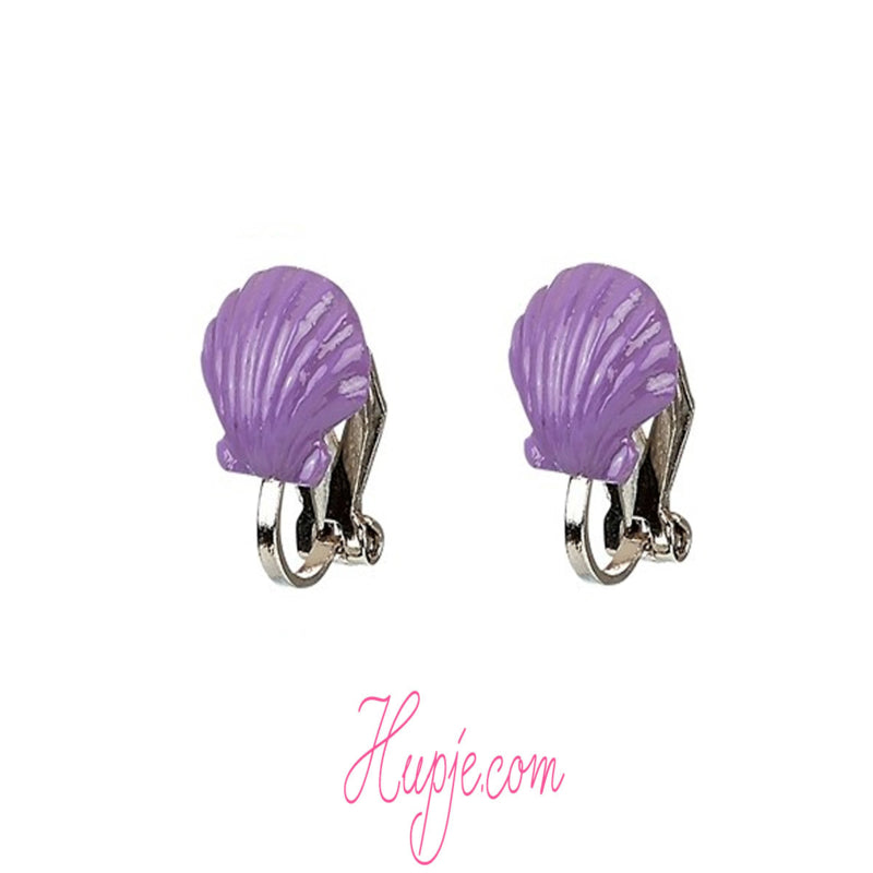 SOUZA clipoorbellen schelp paars