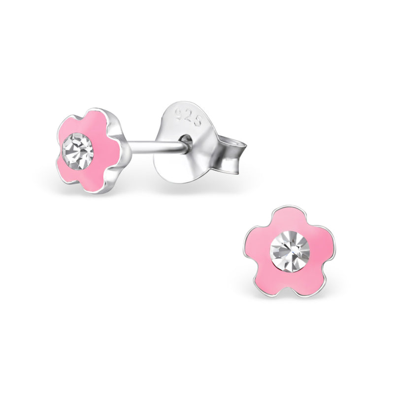 kinderoorknopjes little pink flower