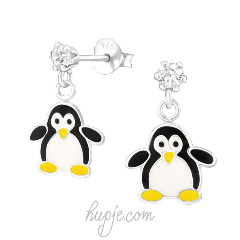 Pinguin hangertje + zirkonia