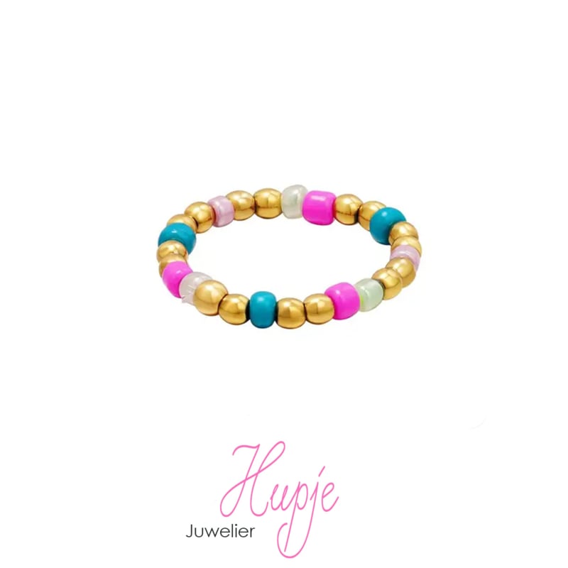 toe ring four colors Rose Hematite