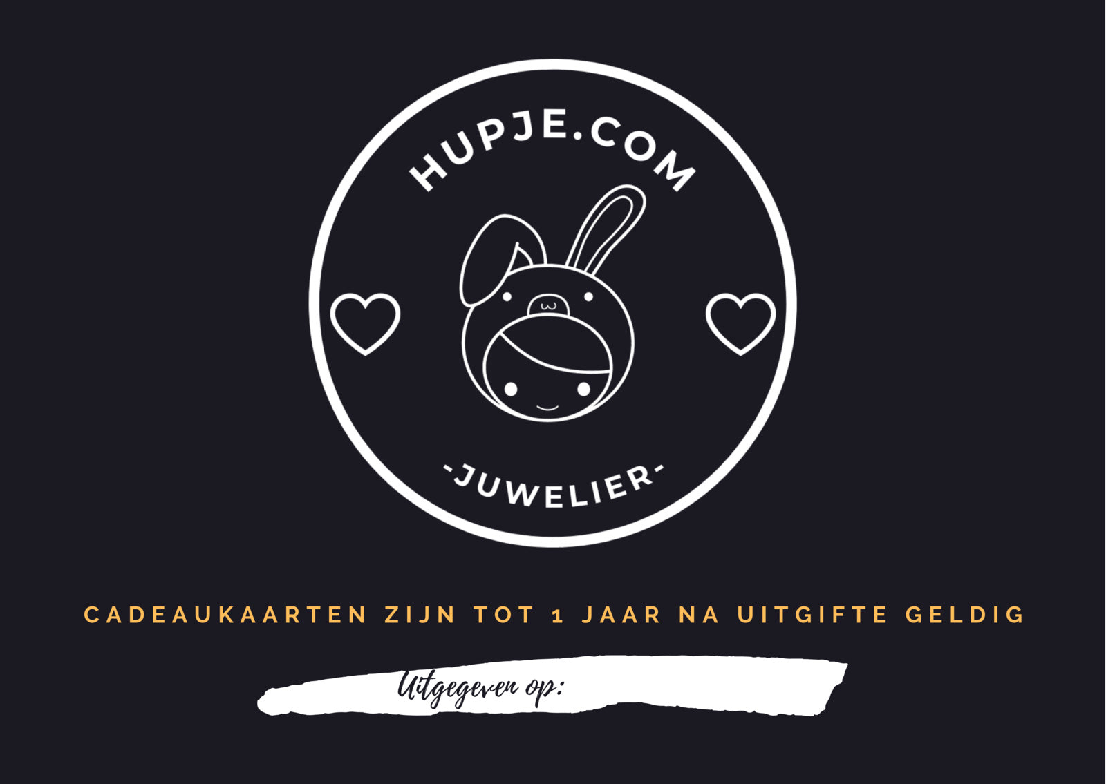 Gift voucher for jeweler Hupje.com € 10.00 - € 100.00