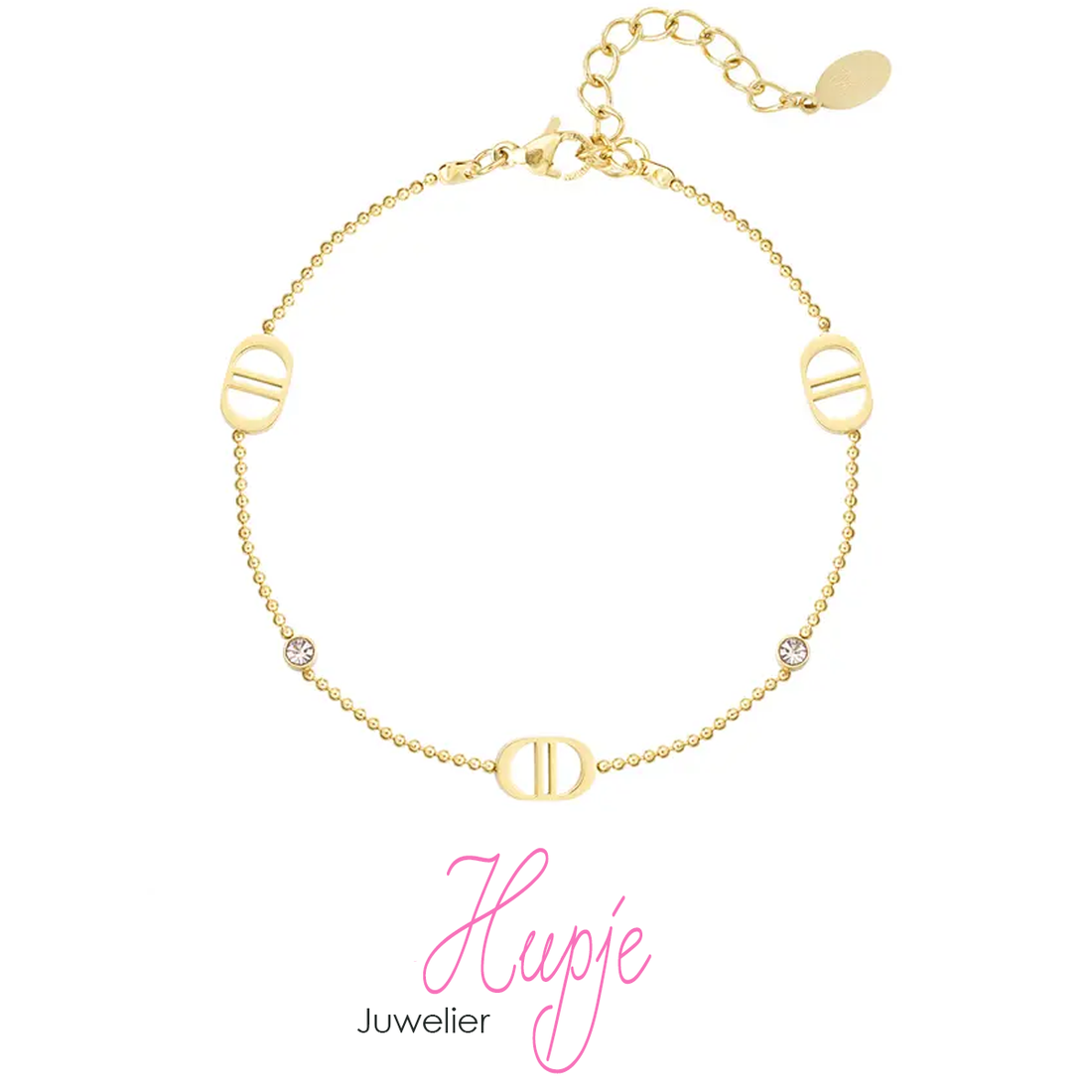 gouden armband logo&