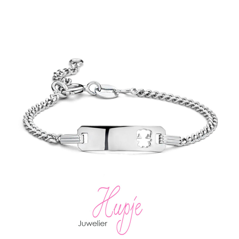 zilveren graveer armbandje Lovely Girl