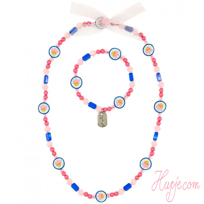 kinderketting visje en bijpassend armbandje