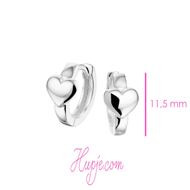 kinderoorbellen zilver